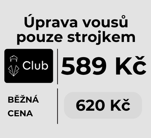 ÚPRAVA VOUSŮ STROJKEM - PRAHA